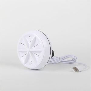Portable Mini Washing Machine USB Rechargeable White