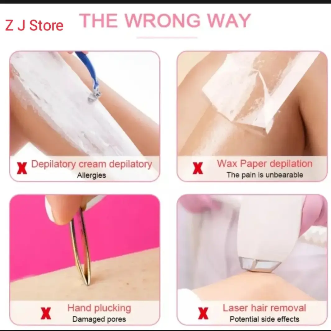 Crystal Hair Remover Nano Glass Painless Body Hair Eraser - Image 7