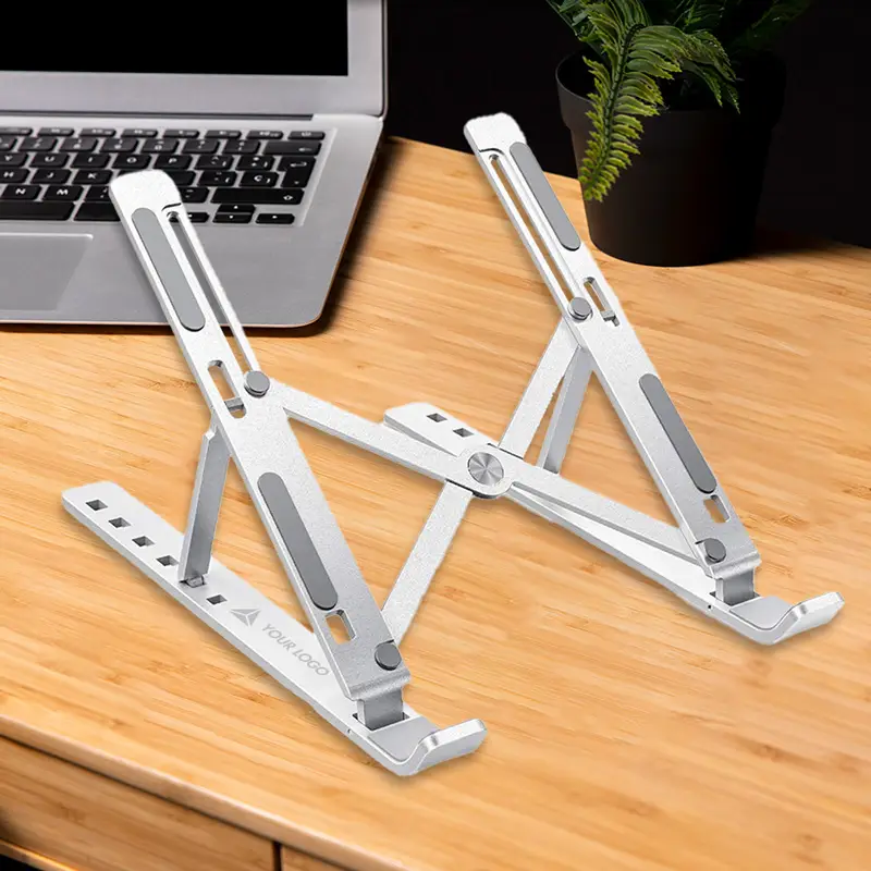 Foldable Aluminium Ergonomic Desk Laptop Stand